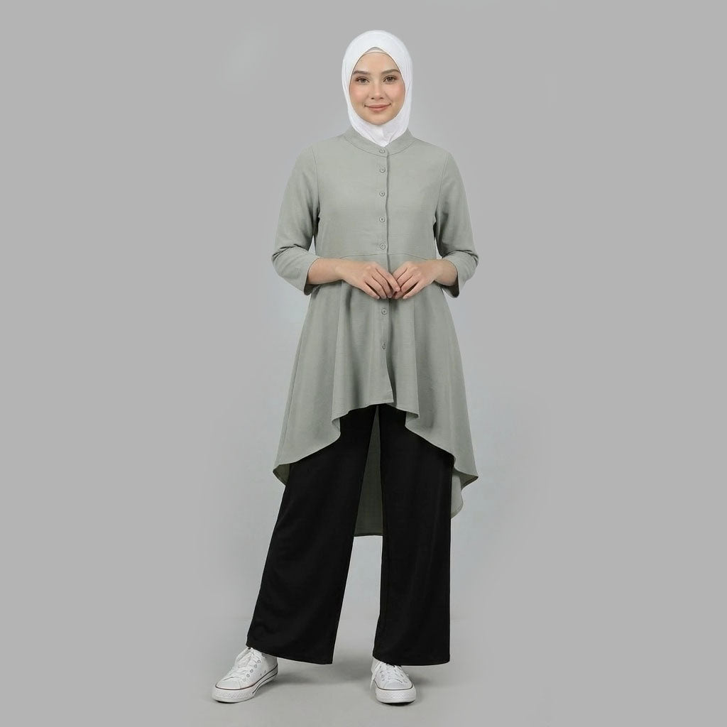 PIERRE CARDIN LADIES LONG BLOUSE [NORMAL CUT] PC0059