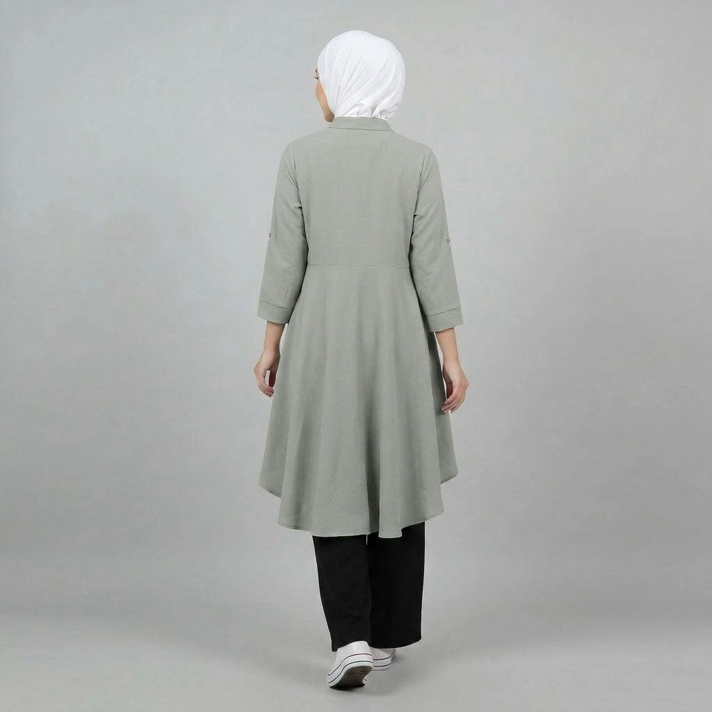 PIERRE CARDIN LADIES LONG BLOUSE [NORMAL CUT] PC0059