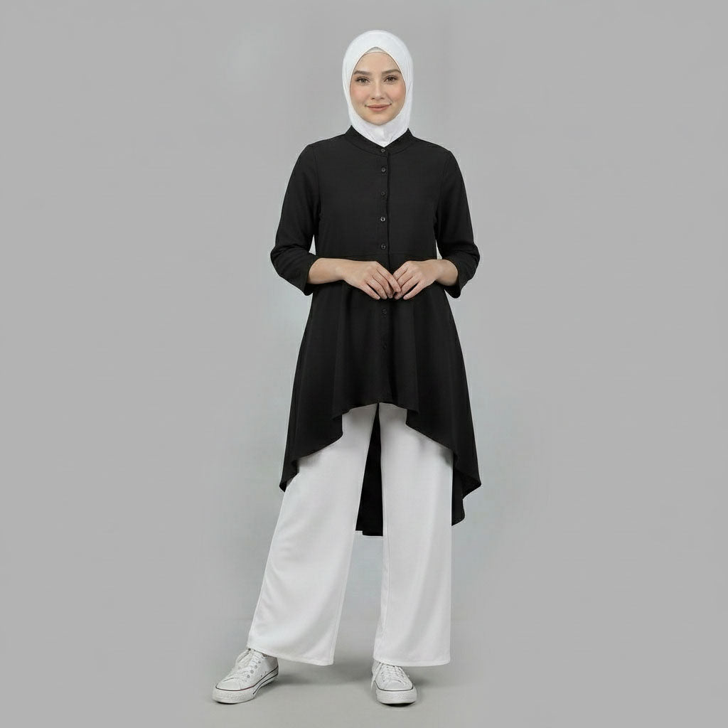 PIERRE CARDIN LADIES LONG BLOUSE [NORMAL CUT] PC0059