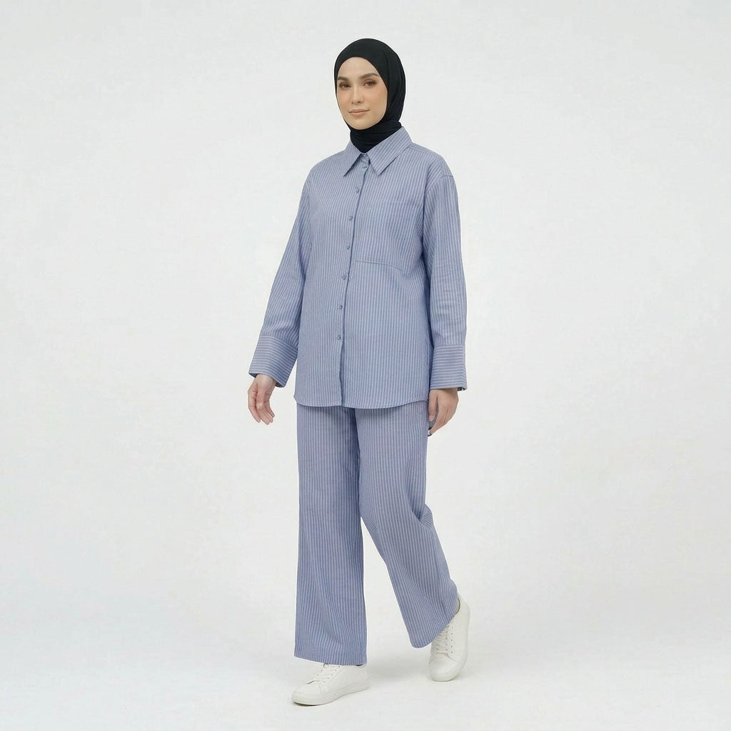 PIERRE CARDIN LADIES LONG SLEEVE BLOUSE [OVERSIZE] PC0017