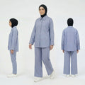 PIERRE CARDIN LADIES LONG SLEEVE BLOUSE [OVERSIZE] PC0017