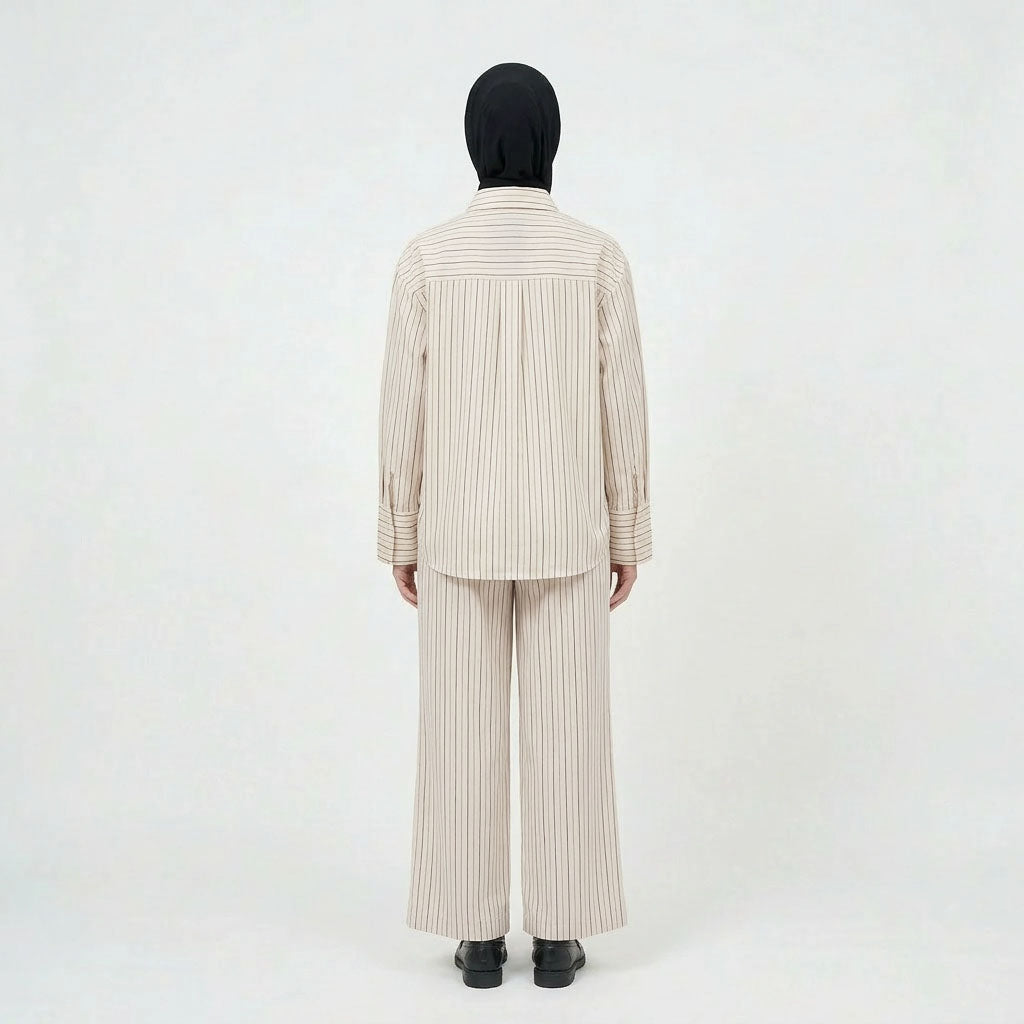 PIERRE CARDIN LADIES LONG SLEEVE BLOUSE [OVERSIZE] PC0017