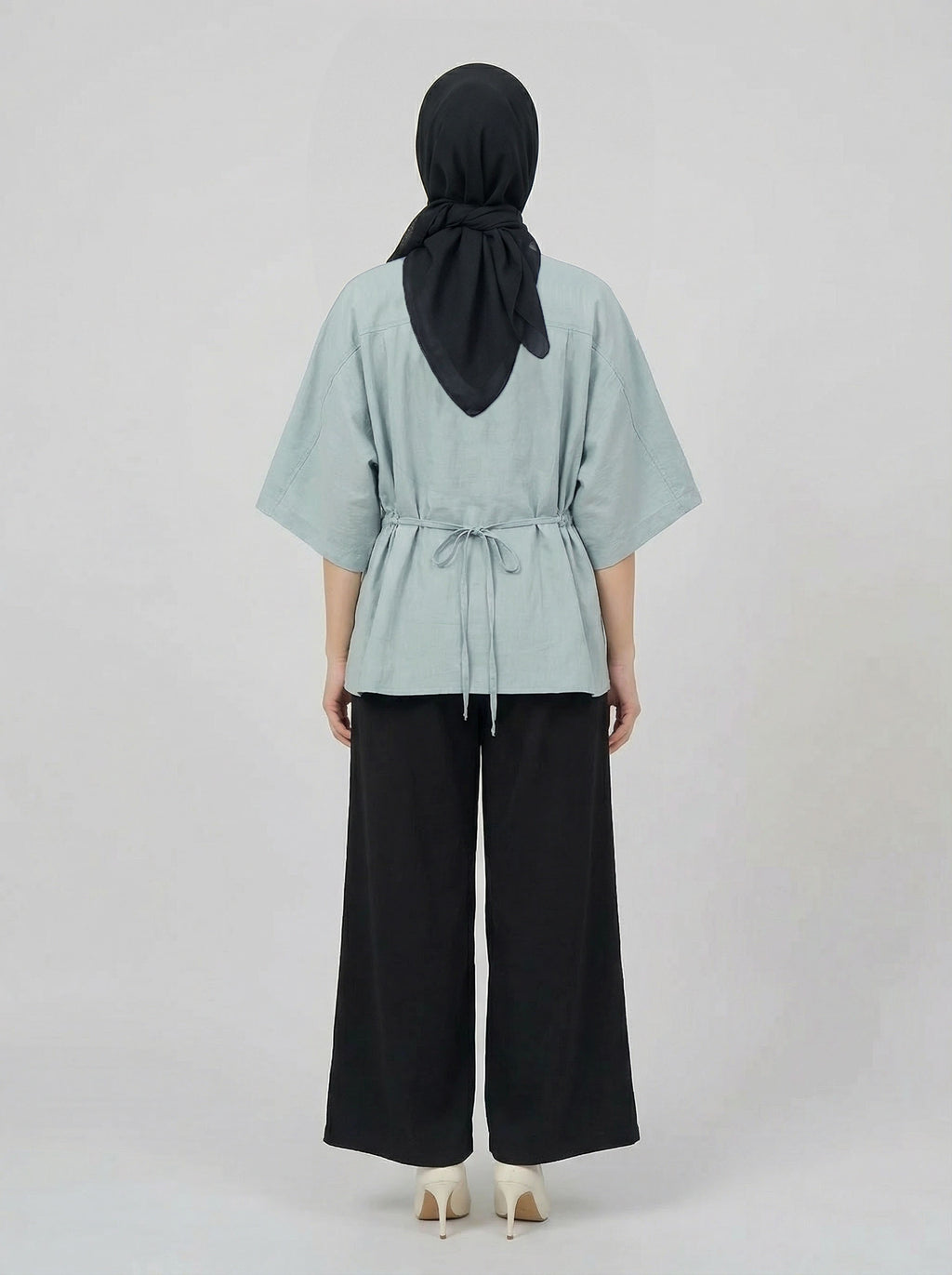 PIERRE CARDIN LADIES SHORT SLEEVE BLOUSE [OVERSIZE] PC0006