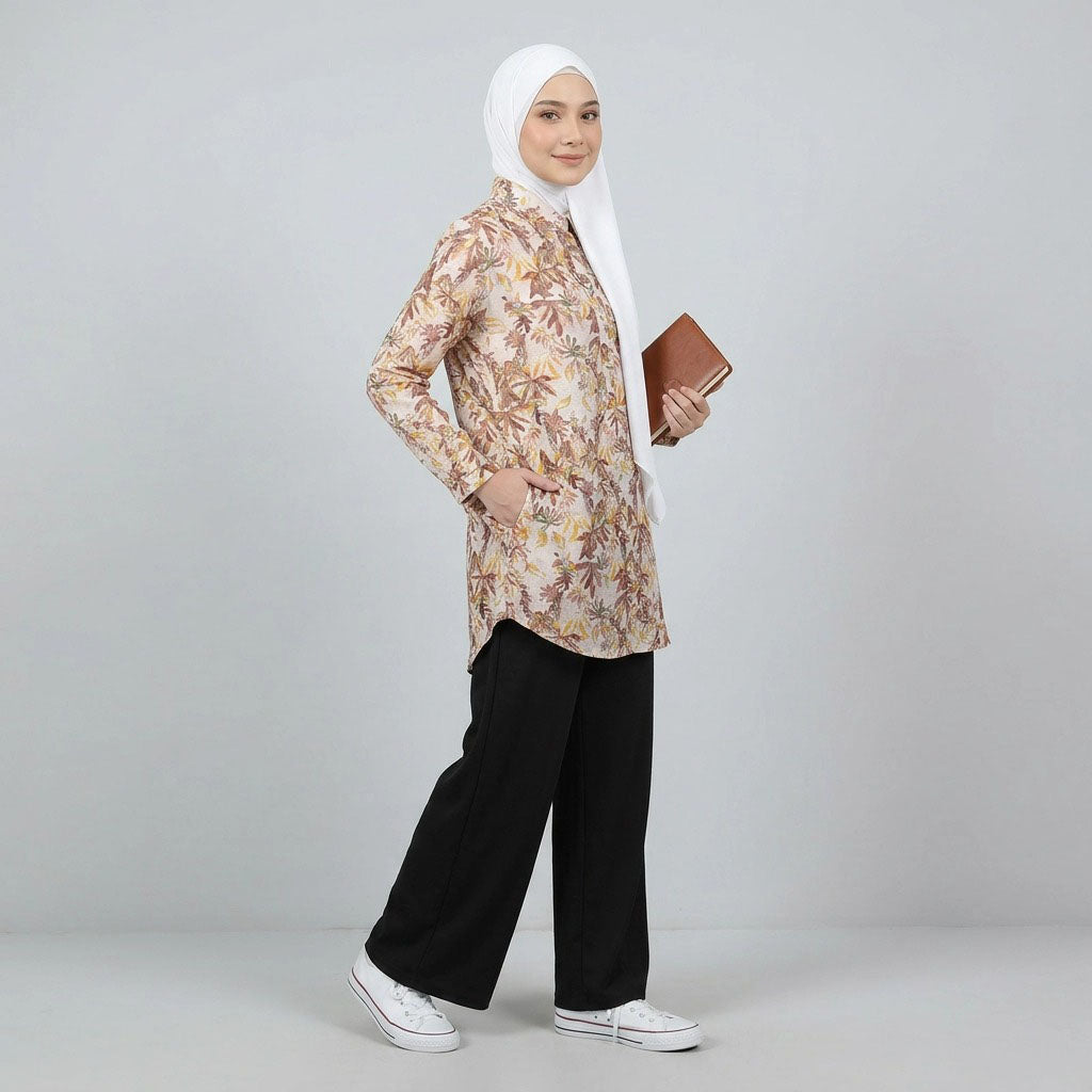 PIERRE CARDIN LADIES BLOUSE [NORMAL CUT] PC0069