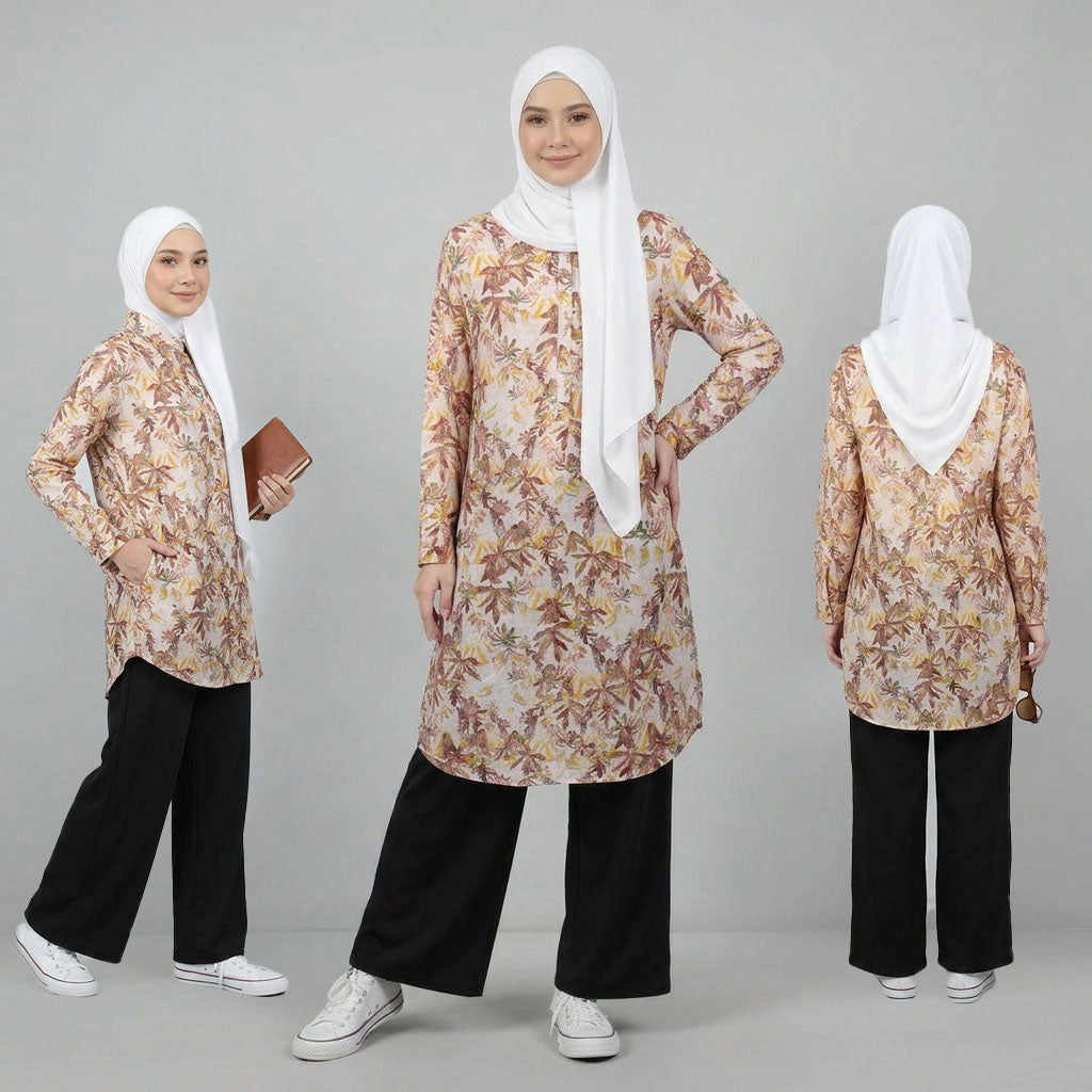 PIERRE CARDIN LADIES BLOUSE [NORMAL CUT] PC0069