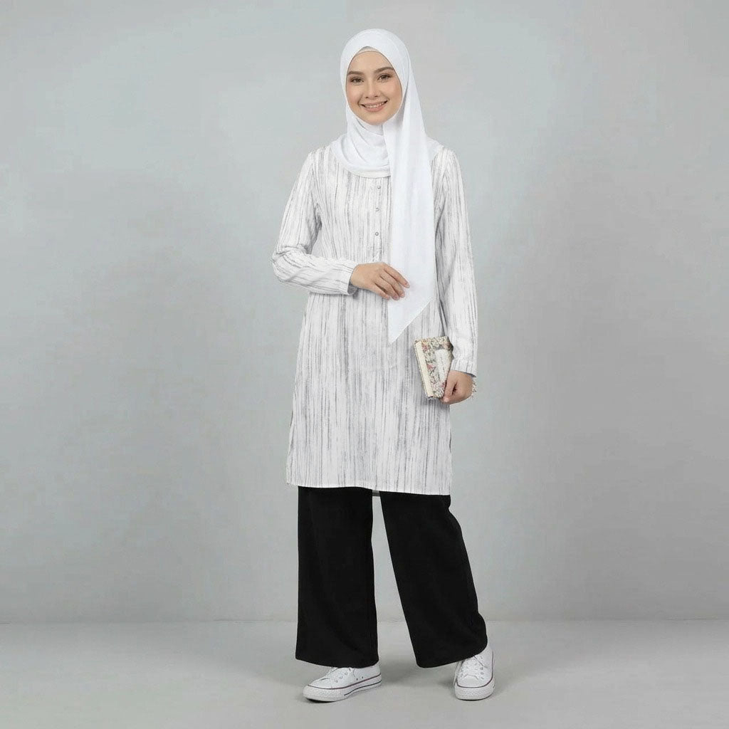PIERRE CARDIN LADIES BLOUSE [NORMAL CUT] PC0069