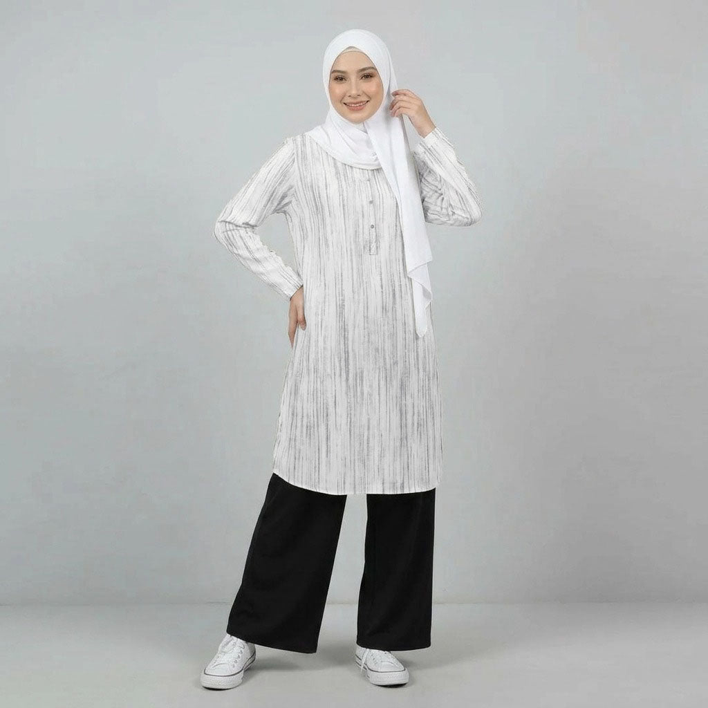 PIERRE CARDIN LADIES BLOUSE [NORMAL CUT] PC0069
