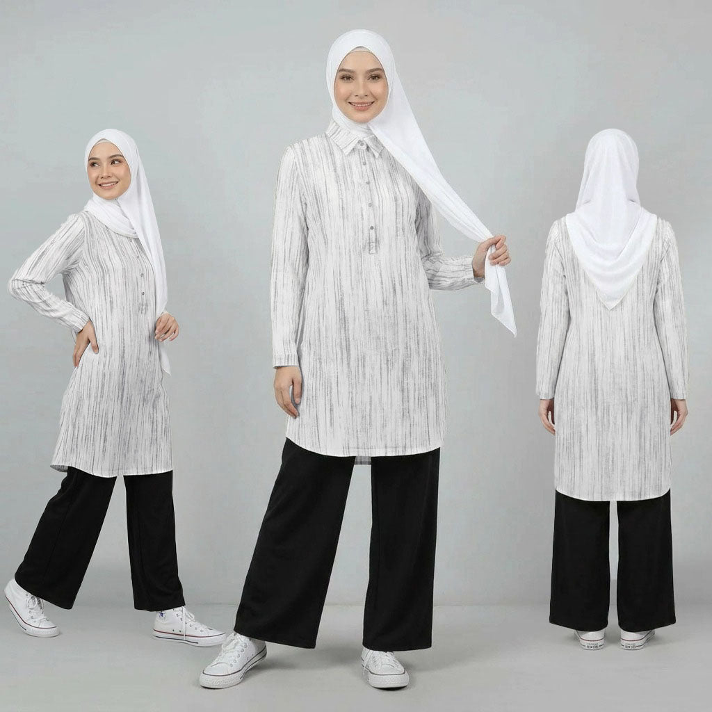 PIERRE CARDIN LADIES BLOUSE [NORMAL CUT] PC0069