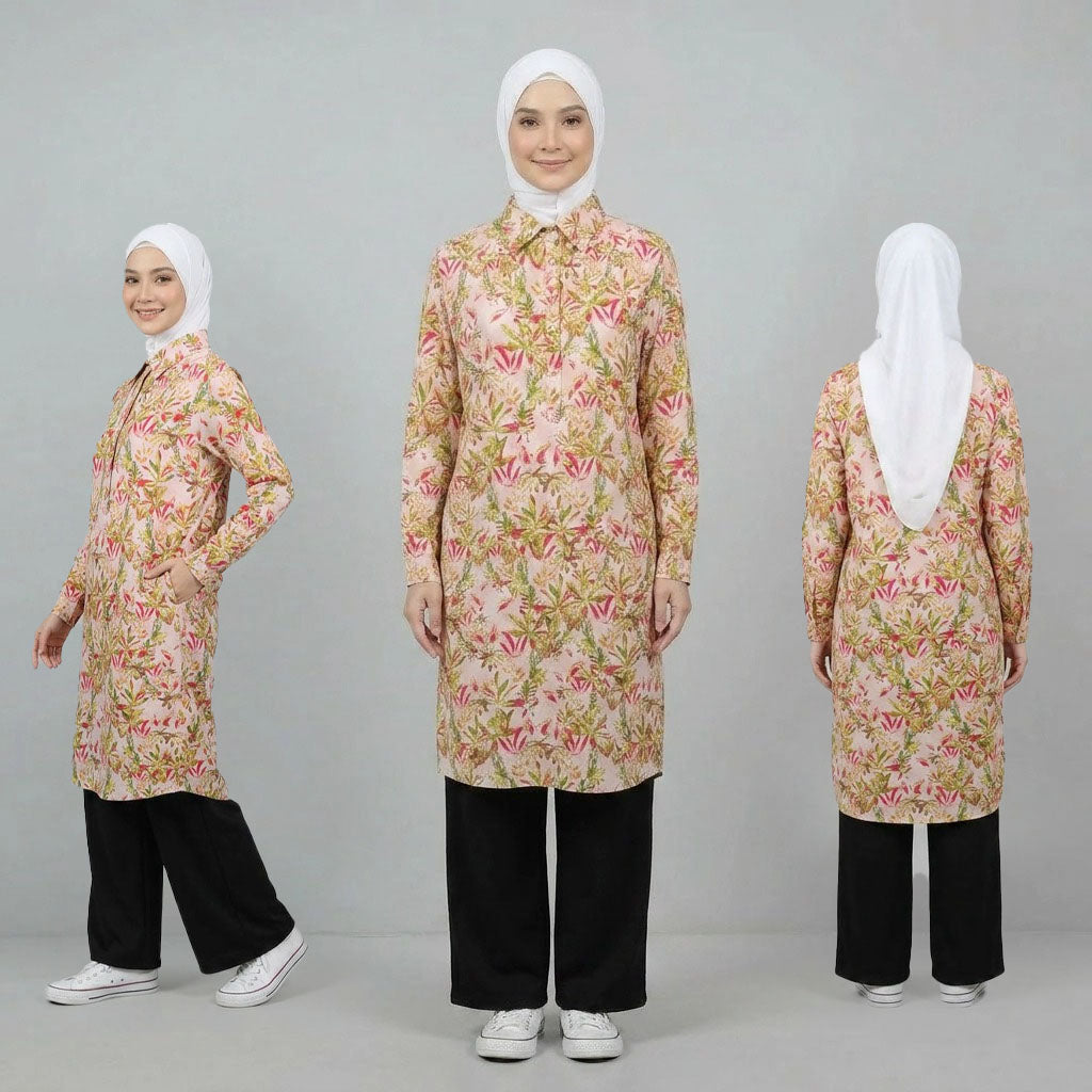 PIERRE CARDIN LADIES BLOUSE [NORMAL CUT] PC0069