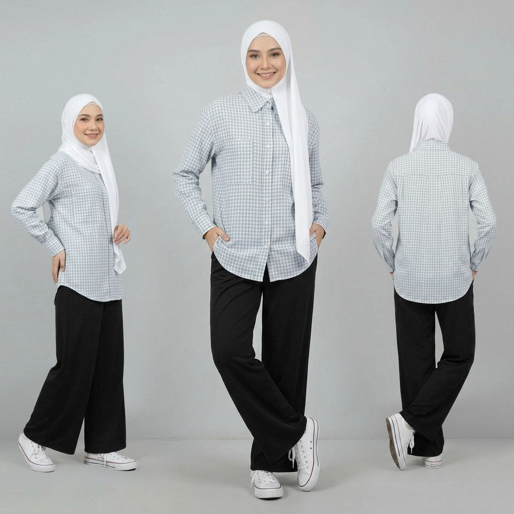 PIERRE CARDIN LADIES BLOUSE [OVERSIZE] PC0065