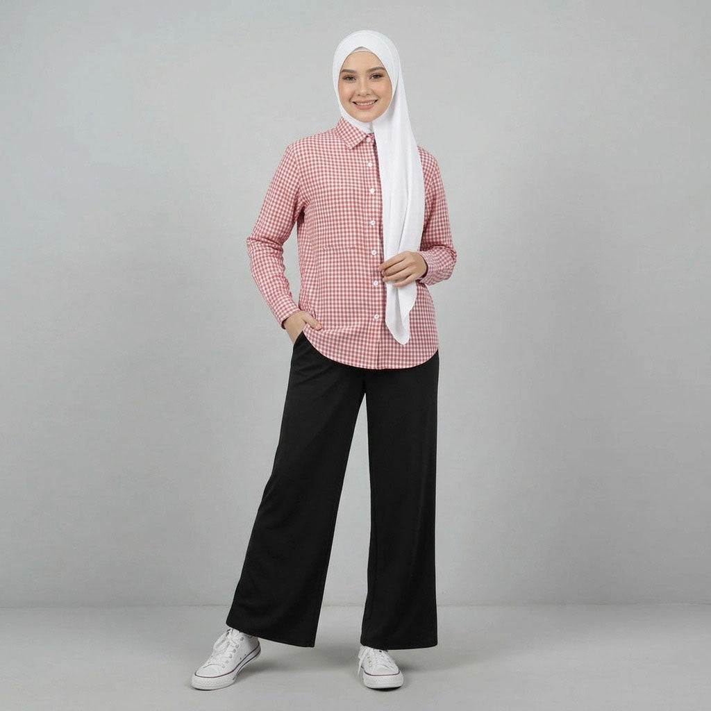PIERRE CARDIN LADIES BLOUSE [OVERSIZE] PC0065