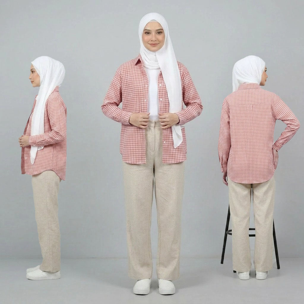 PIERRE CARDIN LADIES BLOUSE [OVERSIZE] PC0065