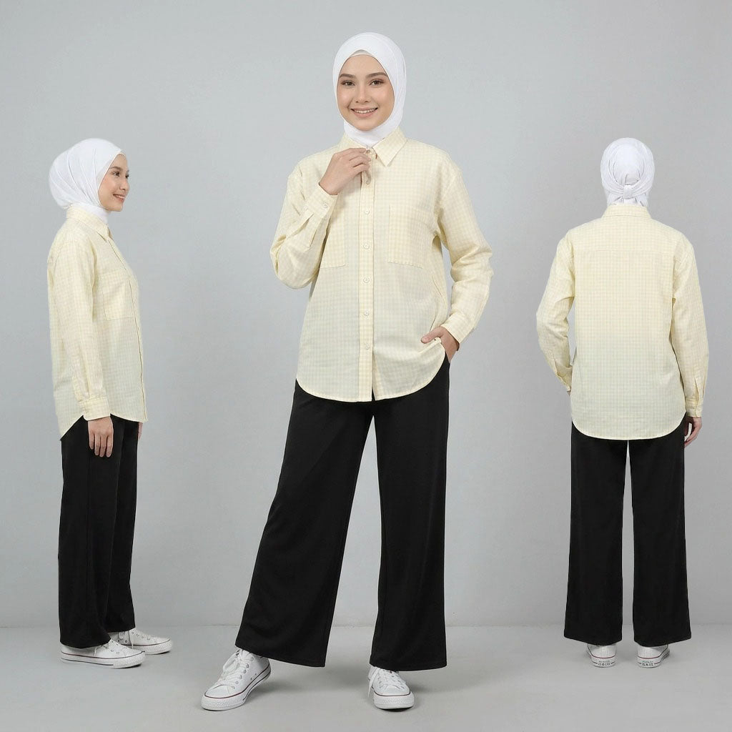 PIERRE CARDIN LADIES BLOUSE [OVERSIZE] PC0065