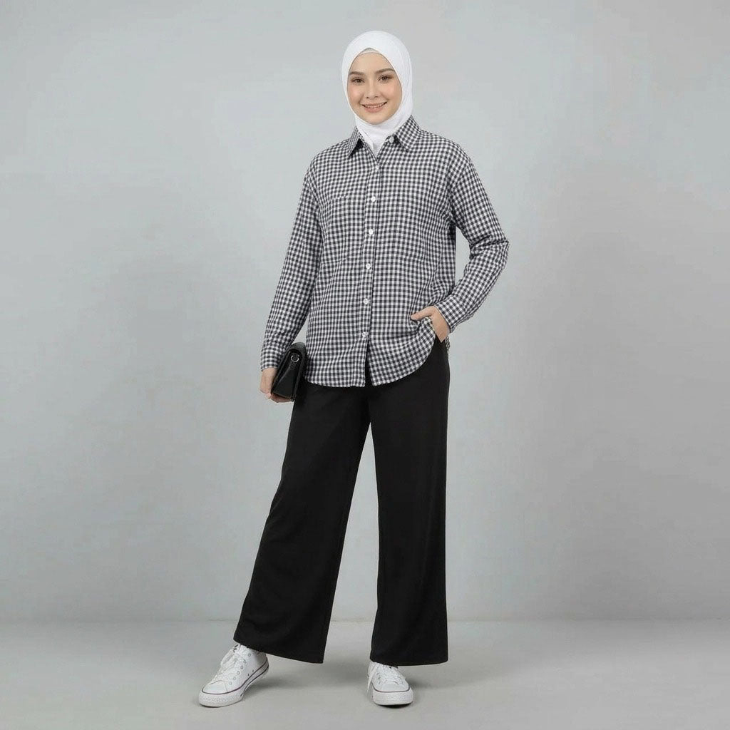 PIERRE CARDIN LADIES BLOUSE [OVERSIZE] PC0065