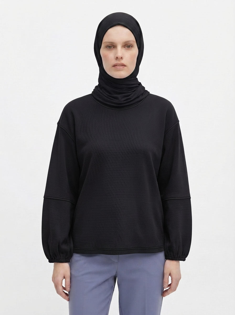PIERRE CARDIN LADIES LONG SLEEVE ROUNDNECKTEE [RELAXED FIT] PC0095