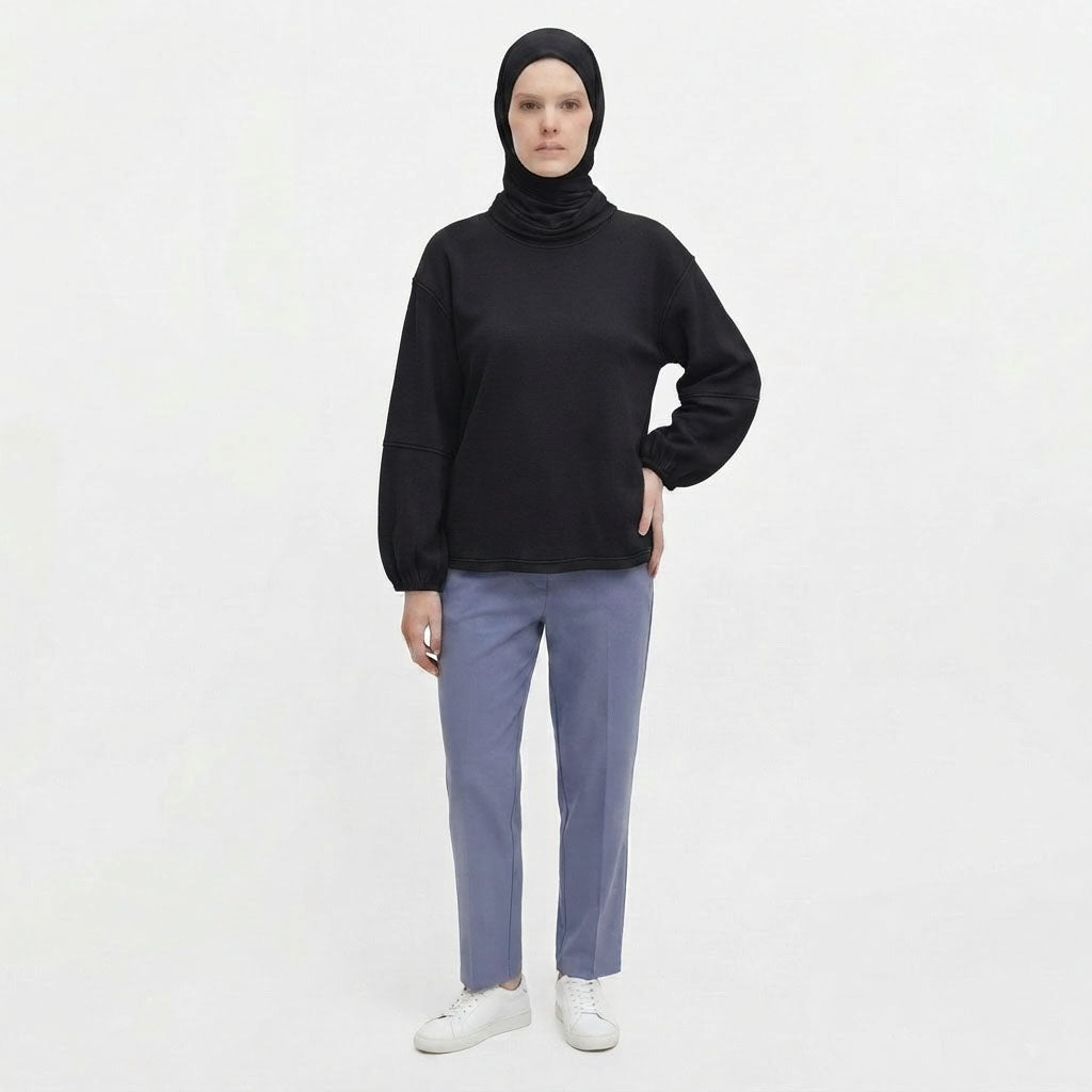 PIERRE CARDIN LADIES LONG SLEEVE ROUNDNECKTEE [RELAXED FIT] PC0095