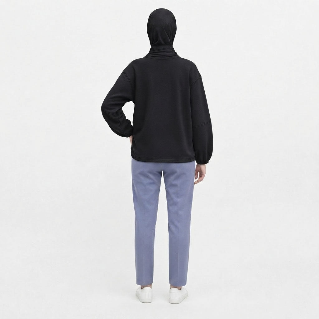 PIERRE CARDIN LADIES LONG SLEEVE ROUNDNECKTEE [RELAXED FIT] PC0095