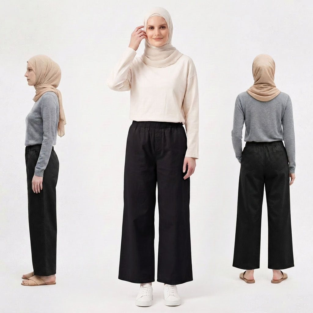 PIERRE CARDIN LADIES LONG PANTS [RELAXED FIT] PC0126