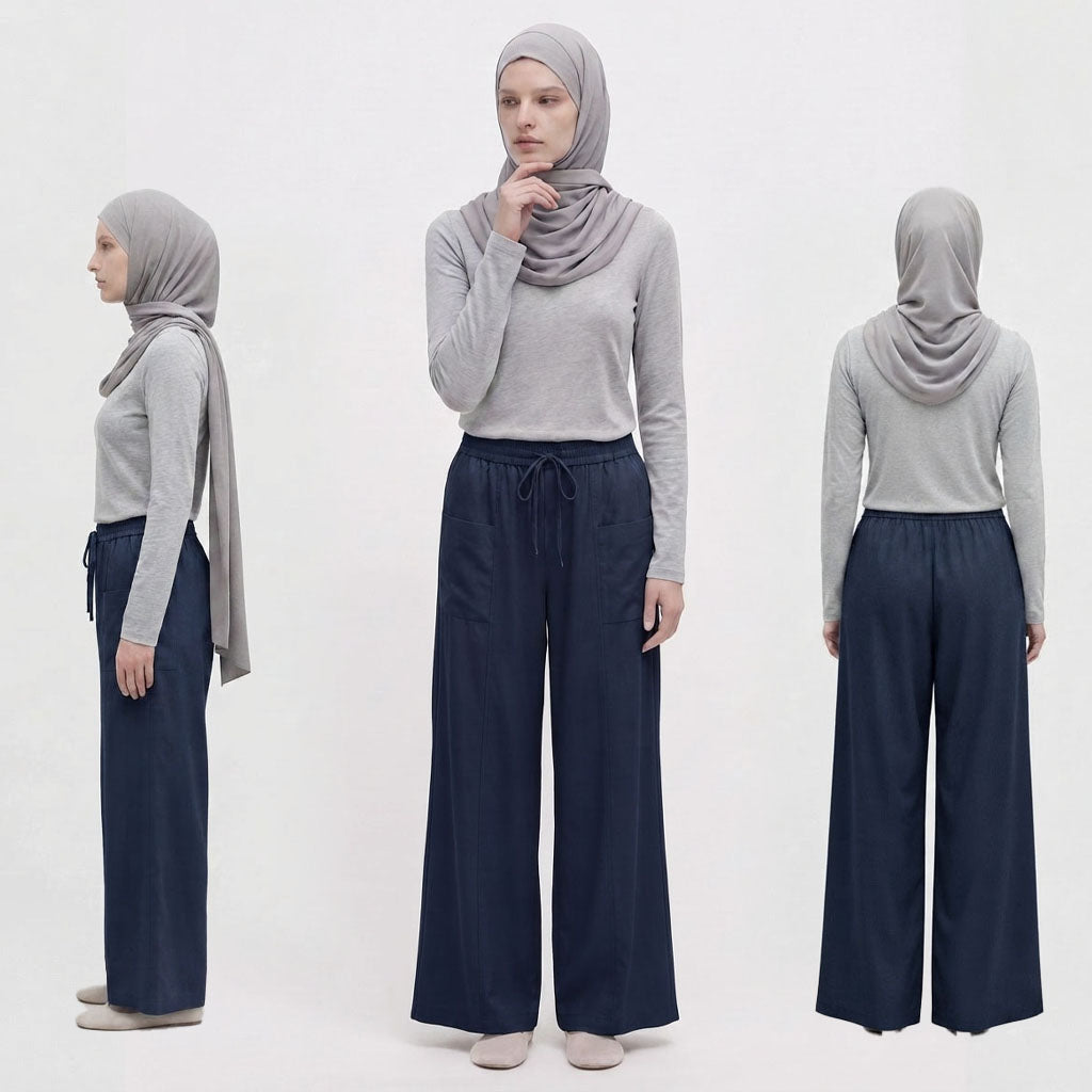 PIERRE CARDIN LADIES LONG PANTS [RELAXED FIT] PC0135