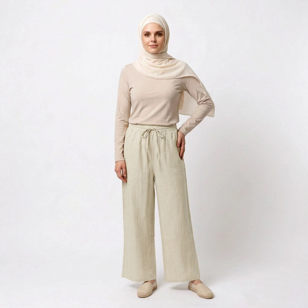 PIERRE CARDIN LADIES LONG PANTS [RELAXED FIT] PC0186