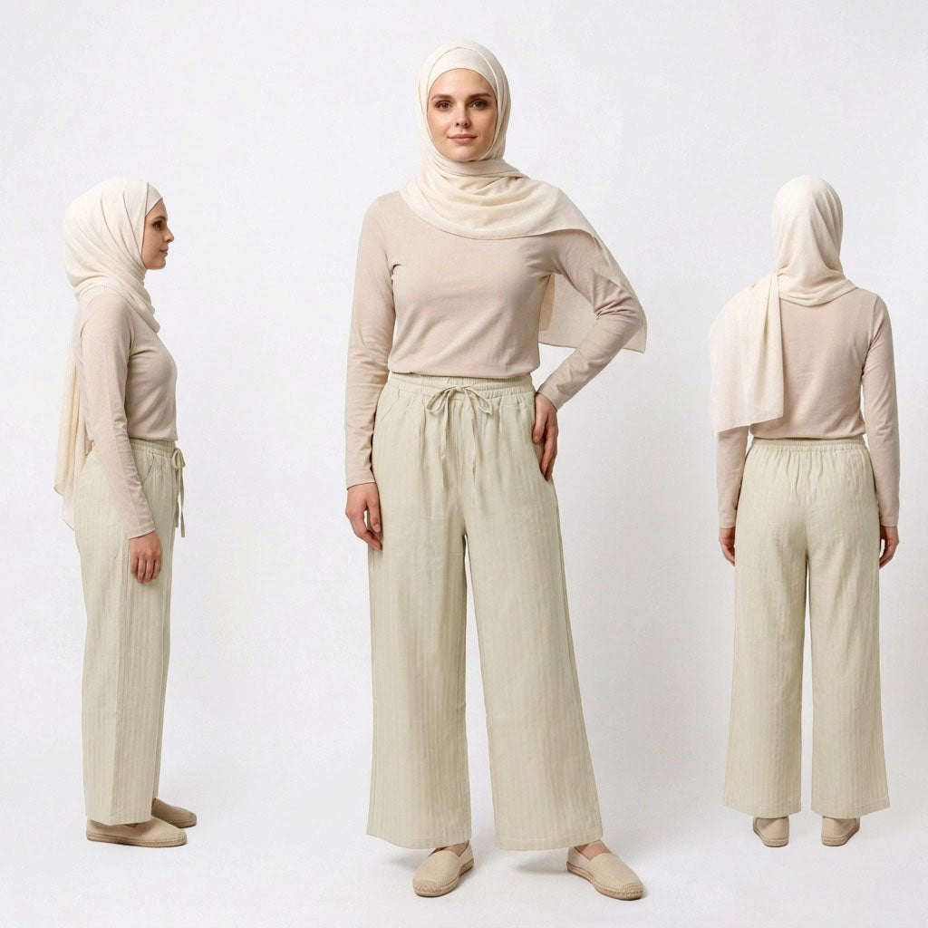 PIERRE CARDIN LADIES LONG PANTS [RELAXED FIT] PC0186