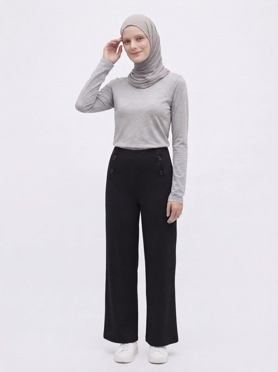 PIERRE CARDIN LADIES LONG PANTS [RELAXED FIT] PC0133