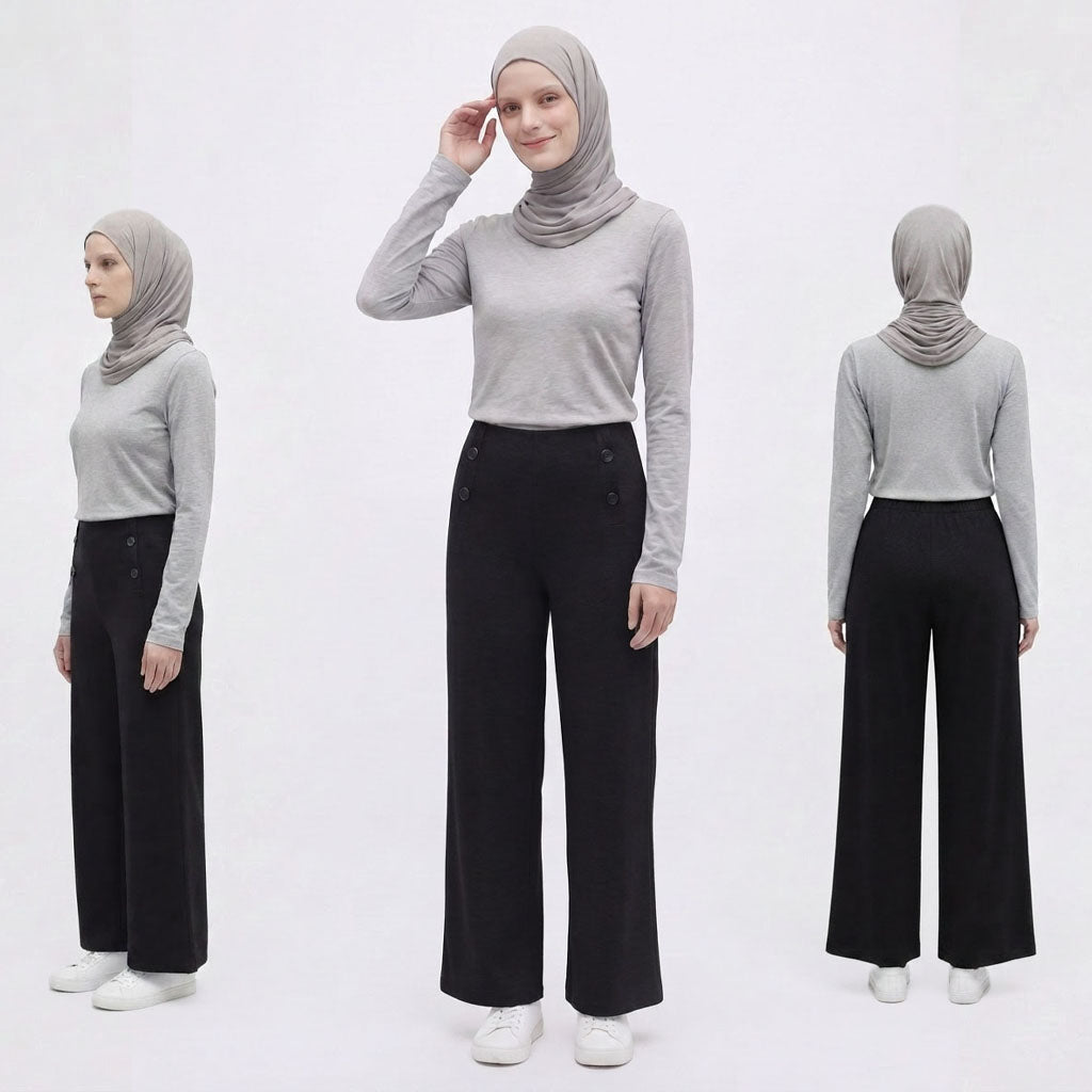PIERRE CARDIN LADIES LONG PANTS [RELAXED FIT] PC0133