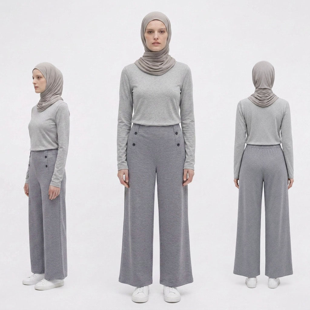 PIERRE CARDIN LADIES LONG PANTS [RELAXED FIT] PC0133