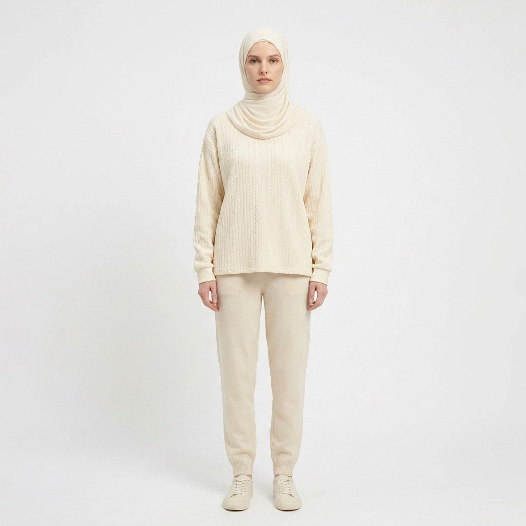 PIERRE CARDIN LADIES LONG SLEEVE ROUND NECK [RELAXED FIT] PC0149