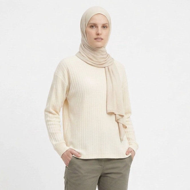 PIERRE CARDIN LADIES LONG SLEEVE ROUND NECK [RELAXED FIT] PC0149