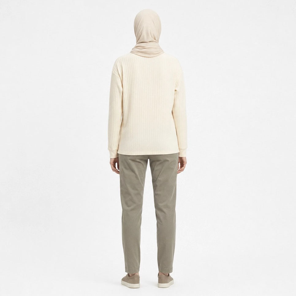 PIERRE CARDIN LADIES LONG SLEEVE ROUND NECK [RELAXED FIT] PC0149
