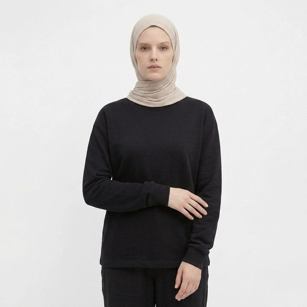 PIERRE CARDIN LADIES LONG SLEEVE ROUND NECK [RELAXED FIT] PC0149