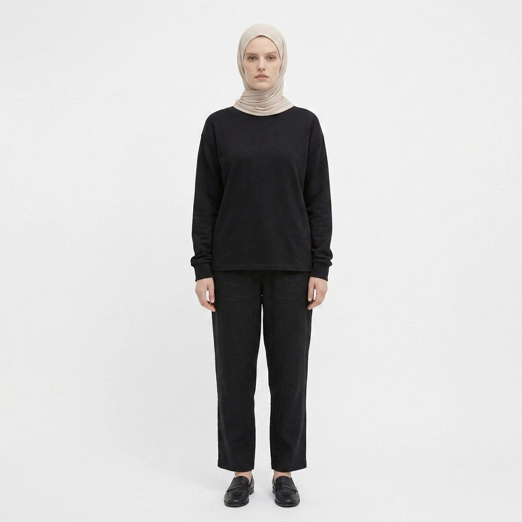 PIERRE CARDIN LADIES LONG SLEEVE ROUND NECK [RELAXED FIT] PC0149
