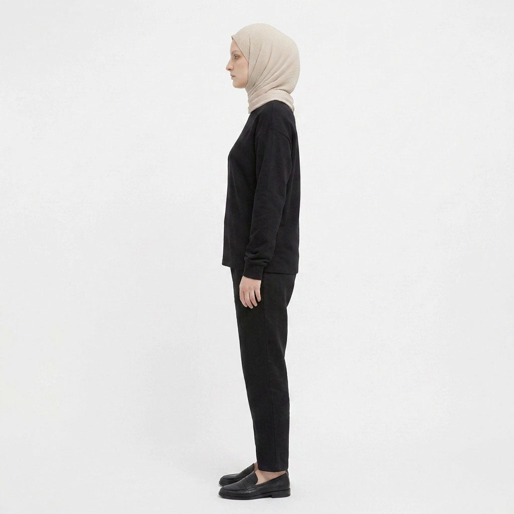 PIERRE CARDIN LADIES LONG SLEEVE ROUND NECK [RELAXED FIT] PC0149