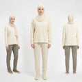 PIERRE CARDIN LADIES LONG SLEEVE ROUND NECK [RELAXED FIT] PC0149