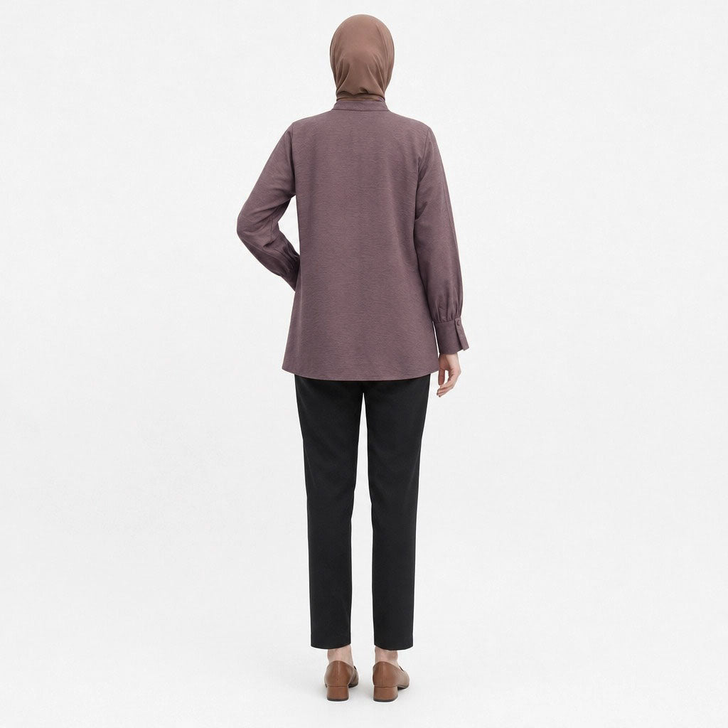 PIERRE CARDIN LADIES LONG SLEEVE BLOUSE [RELAXED FIT] PC0117