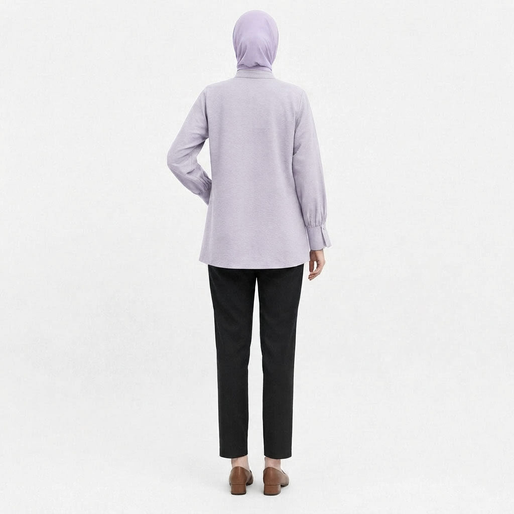 PIERRE CARDIN LADIES LONG SLEEVE BLOUSE [RELAXED FIT] PC0117