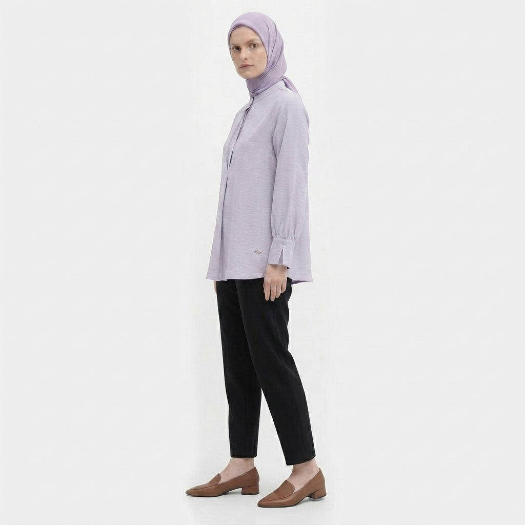 PIERRE CARDIN LADIES LONG SLEEVE BLOUSE [RELAXED FIT] PC0117