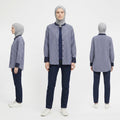 PIERRE CARDIN LADIES LONG SLEEVE BLOUSE [RELAXED FIT] PC0139