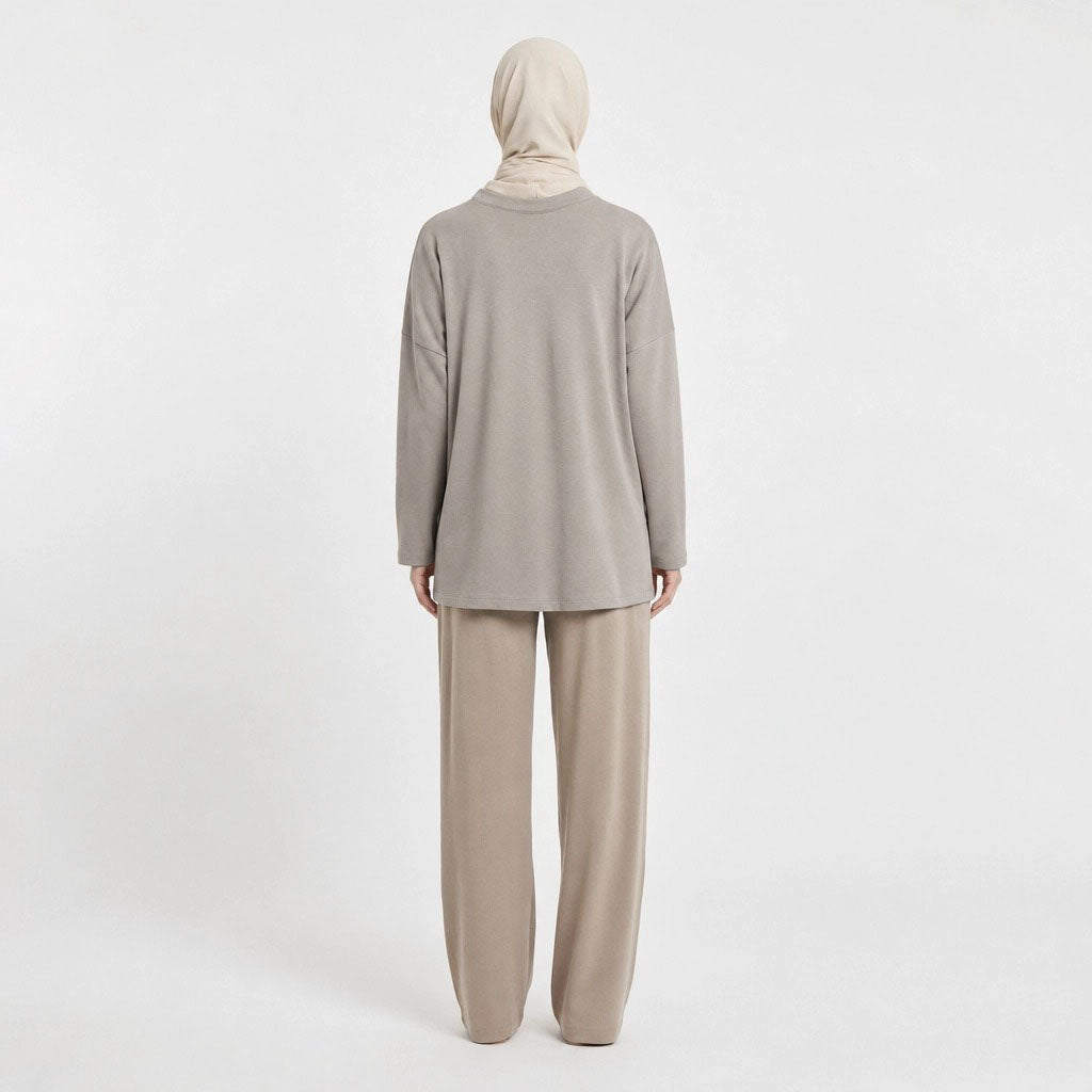 PIERRE CARDIN LADIES LONG SLEEVE ROUNDNECKTEE [RELAXED FIT] PC0097