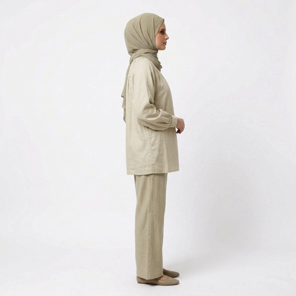 PIERRE CARDIN LADIES LONG SLEEVE BLOUSE [RELAXED FIT] PC0185