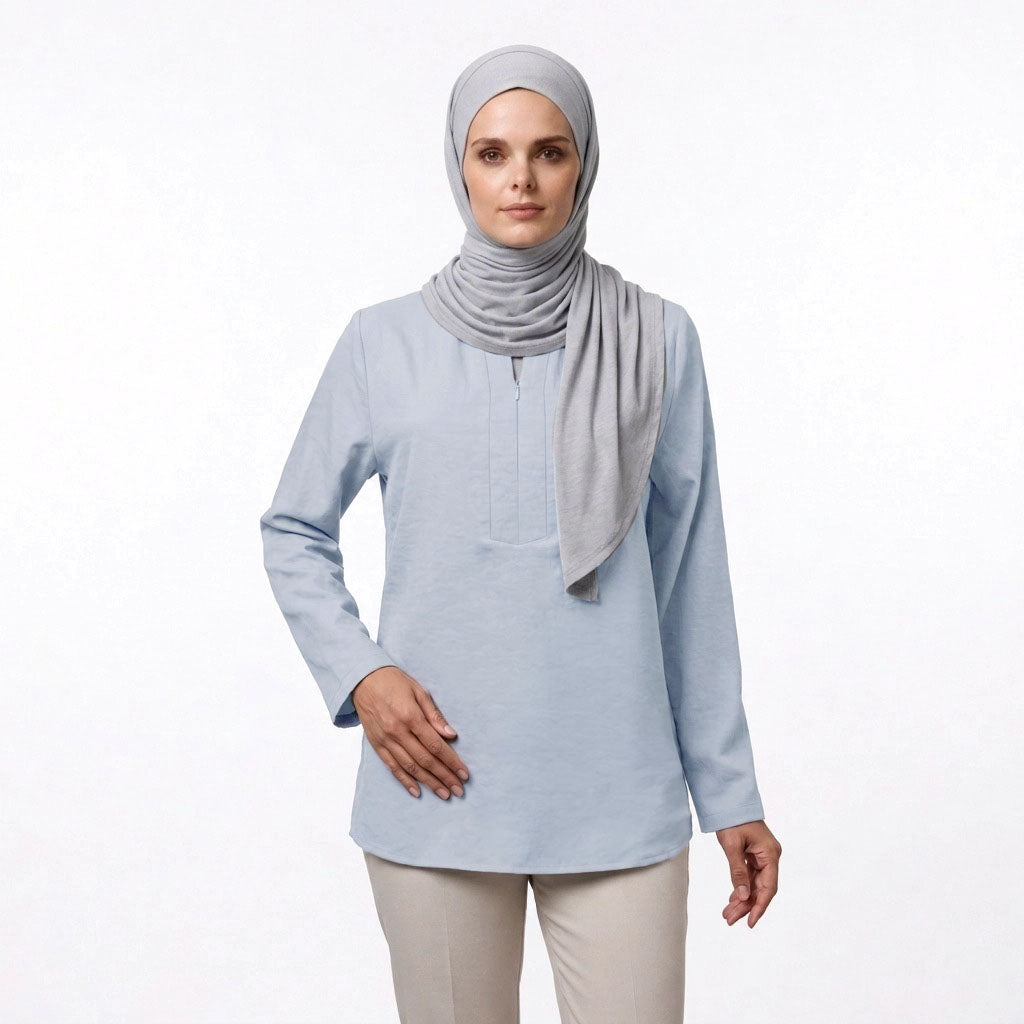 PIERRE CARDIN LADIES LONG SLEEVE BLOUSE [RELAXED FIT] PC0189