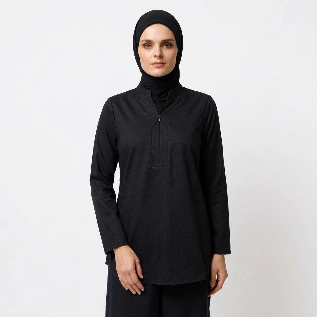 PIERRE CARDIN LADIES LONG SLEEVE BLOUSE [RELAXED FIT] PC0189