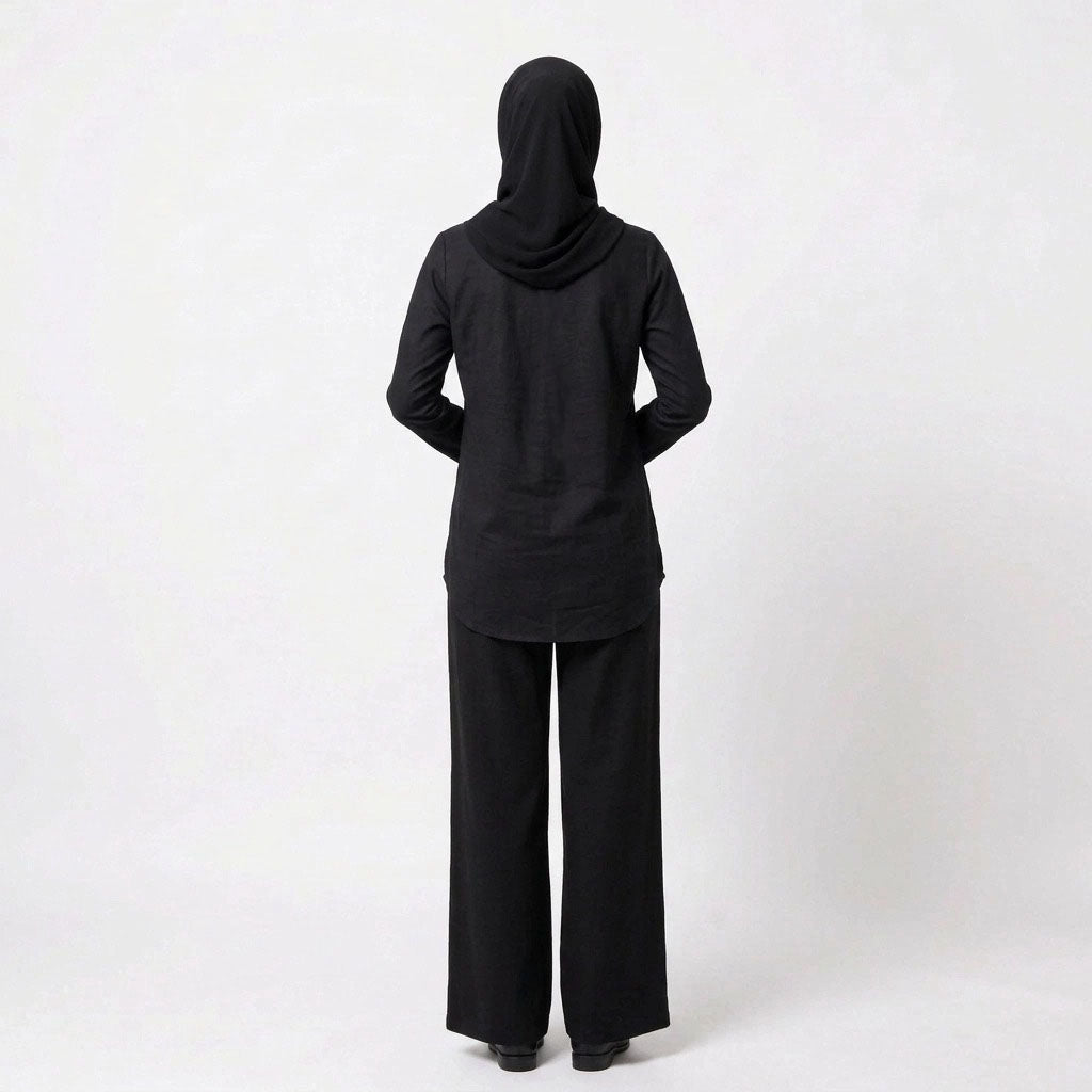 PIERRE CARDIN LADIES LONG SLEEVE BLOUSE [RELAXED FIT] PC0189
