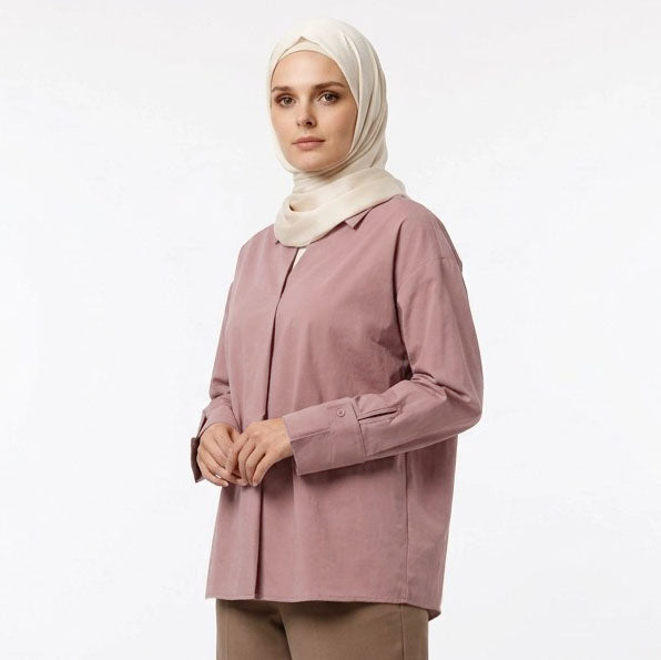 PIERRE CARDIN LADIES LONG SLEEVE BLOUSE [RELAXED FIT] PC0190