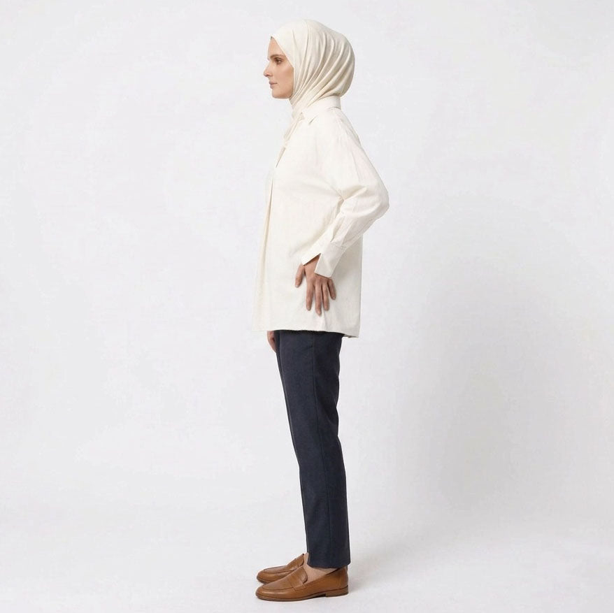 PIERRE CARDIN LADIES LONG SLEEVE BLOUSE [RELAXED FIT] PC0190