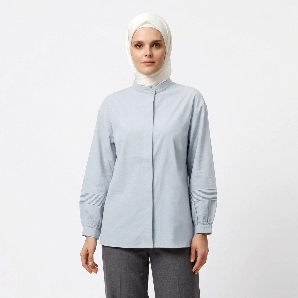 PIERRE CARDIN LADIES LONG SLEEVE BLOUSE [RELAXED FIT] PC0191