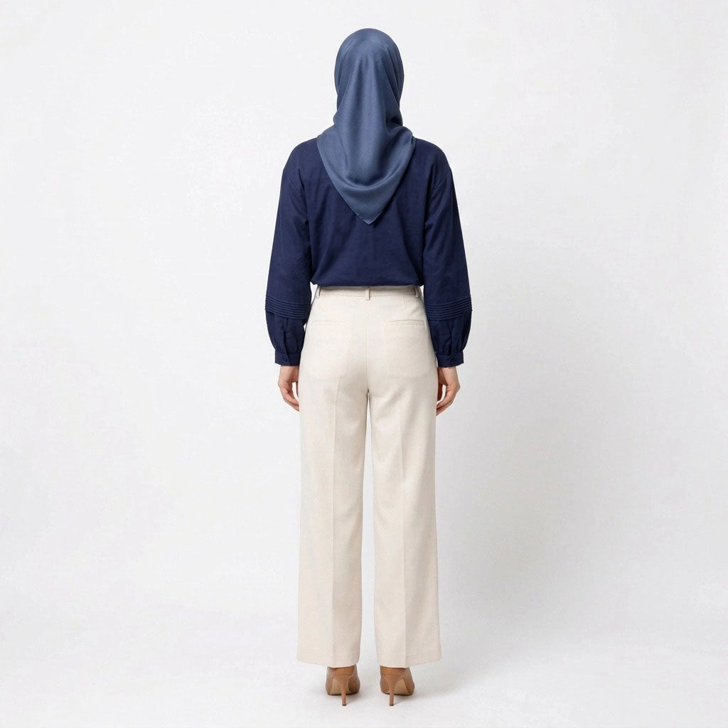 PIERRE CARDIN LADIES LONG SLEEVE BLOUSE [RELAXED FIT] PC0191