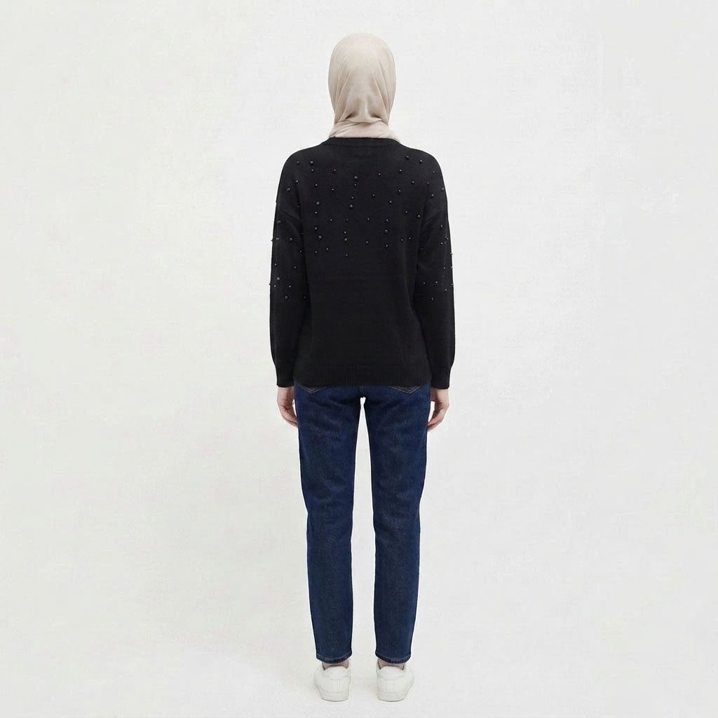 PIERRE CARDIN LADIES LONG SLEEVE SWEATER [RELAXED FIT] PC0122
