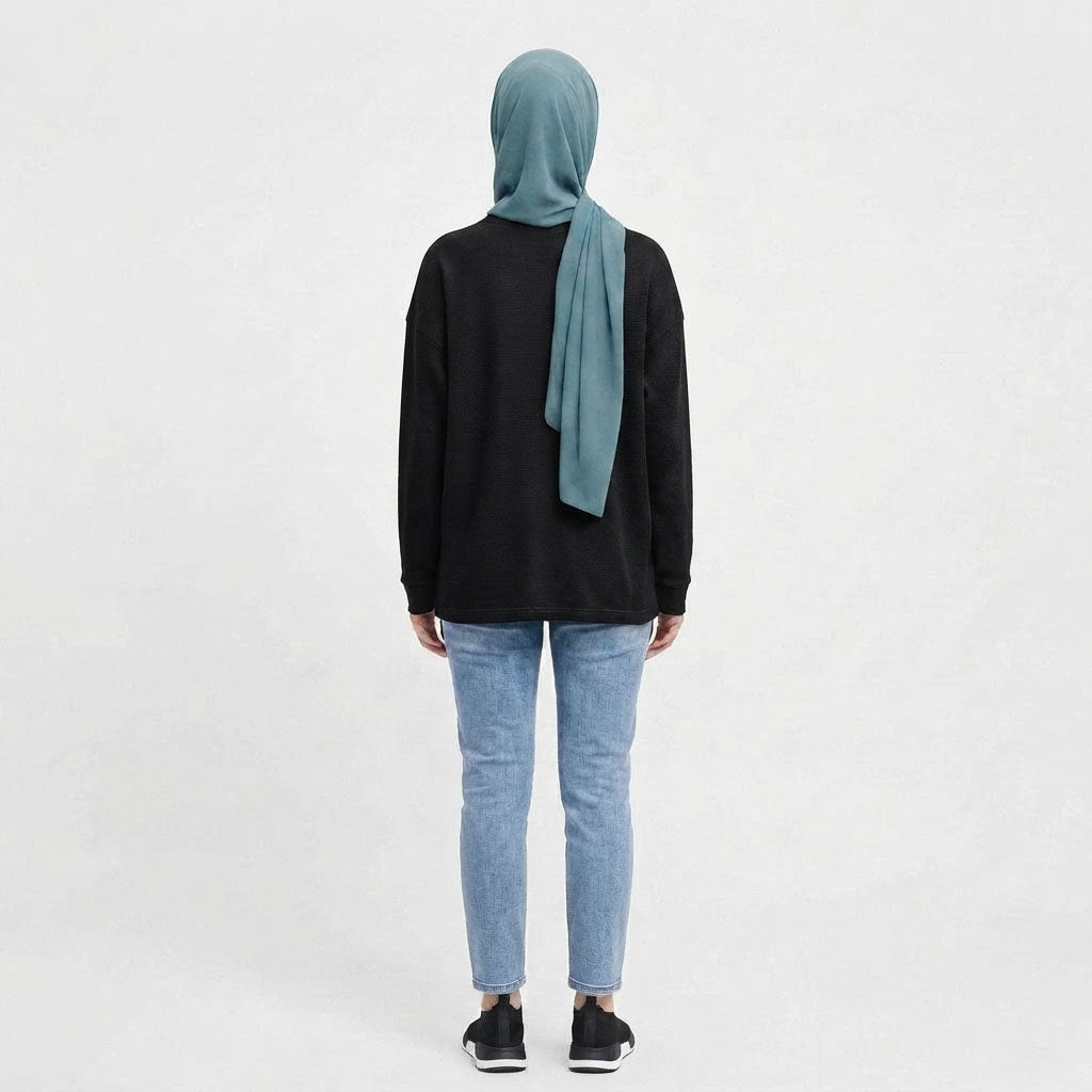 PIERRE CARDIN LADIES LONG SLEEVE ROUNDNECKTEE [RELAXED FIT] PC0096